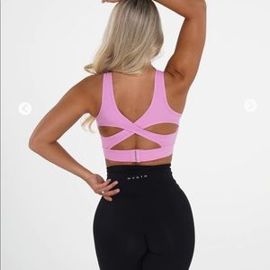 Candy Pink Allure Sports Bra NVGTN
